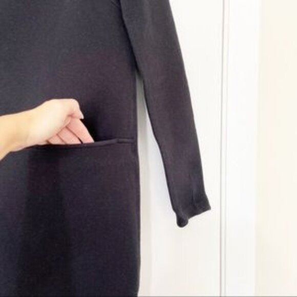 Lululemon Black City Bound Sweatshirt Dress ~Size 4 ~ Pockets ~ $128 - Picture 5 of 7